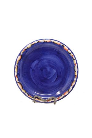 piatto frutta con sasssolini L'Oasi ceramiche | PIATTOFRUTTASASSOLINIBLU